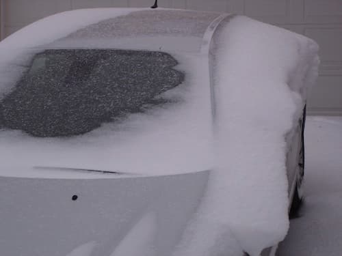 Bizzard ! -4°C 