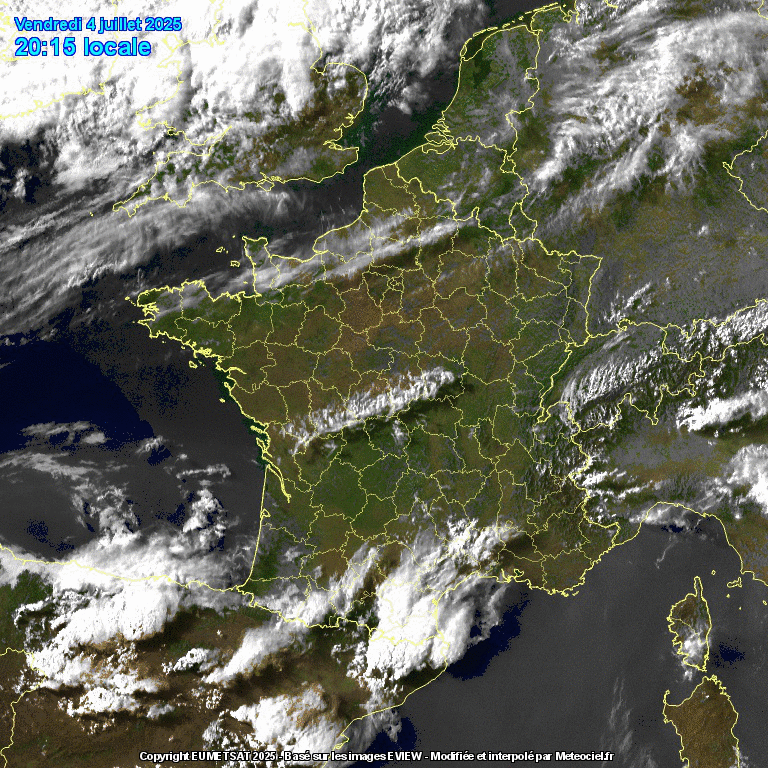 Image d'illustration pour Suivi des nuages en France