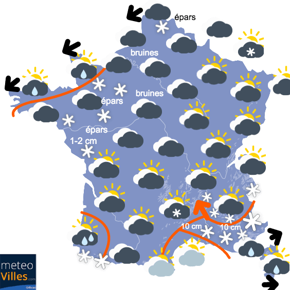 Souvent gris et froid, mais incertitudes en fin de semaine