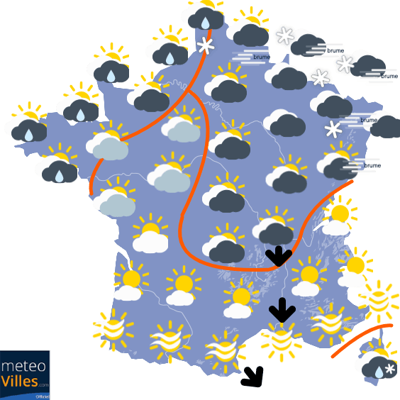 Week-end encore froid avec neige possible dans le Midi