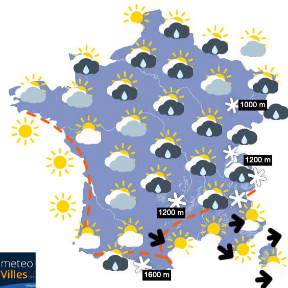 Retour de la pluie et du vent sur la moitié Nord