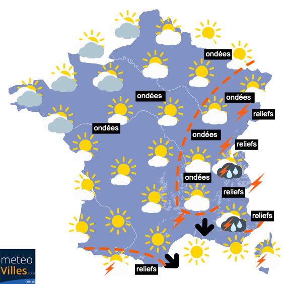 Week-end très chaud, avant les orages de mercredi