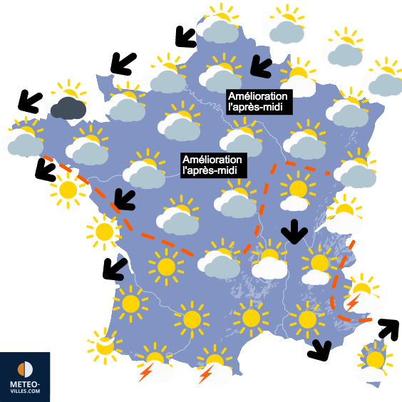 La dégradation de dimanche est retardée