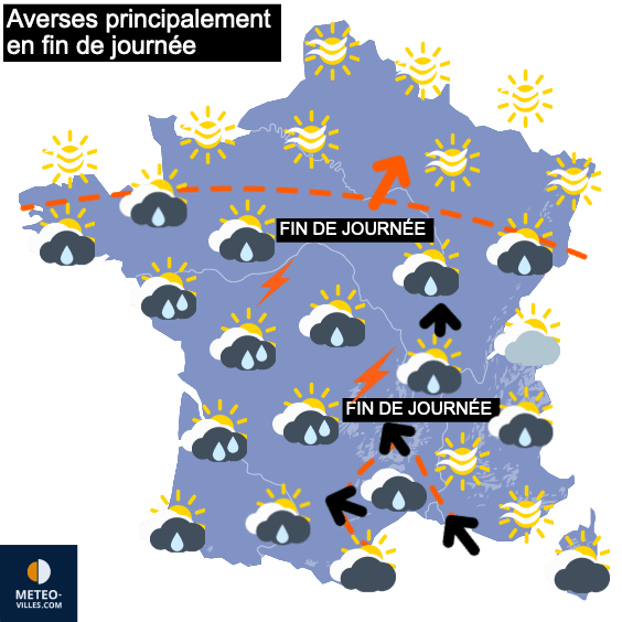 Fortes pluies méditerranéennes suivie d'une accalmie