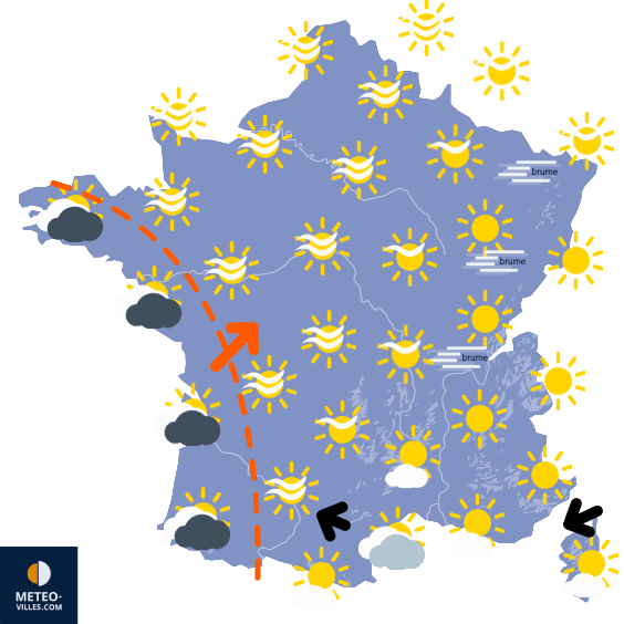 Grande douceur avant la pluie et le froid
