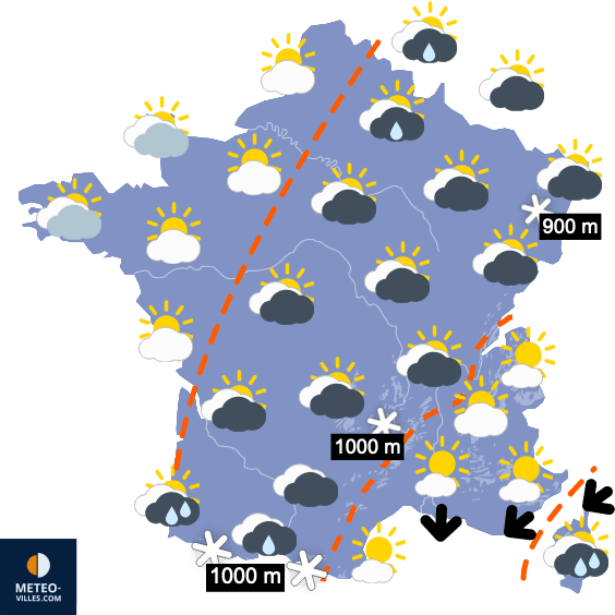 Beaucoup de grisaille, peu de pluie