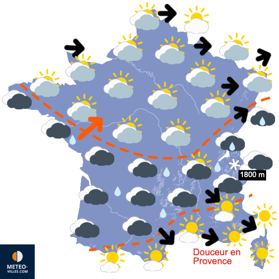 Beaucoup de vent au nord