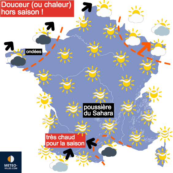 Records de chaleur et sable du Sahara