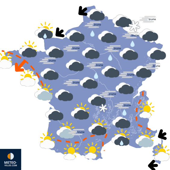 Avantage probable au froid - et menace de neige