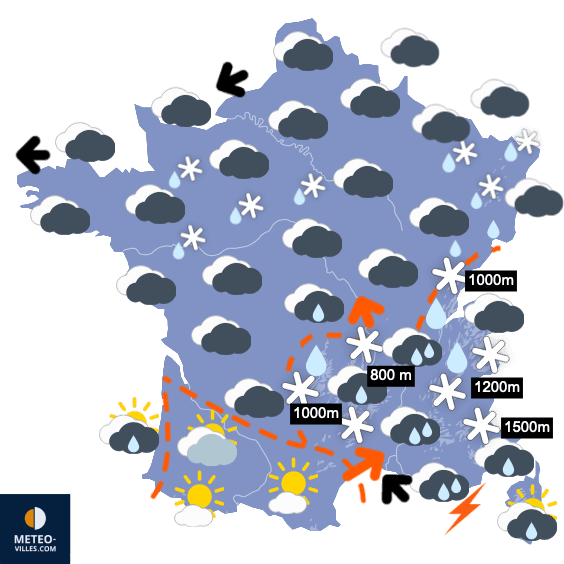 Le froid résiste au nord