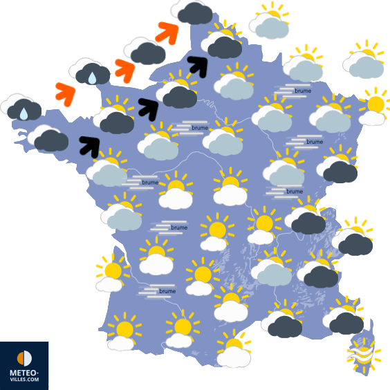 Menace de tempête pour ce week-end, puis neige en montagne