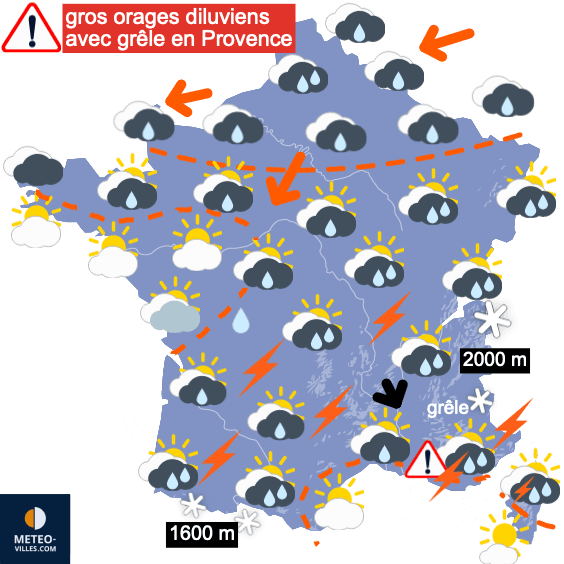 Des averses, mais jusqu'à quand ?