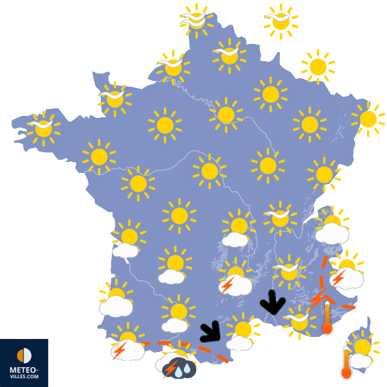 Nette dégradation temporaire à partir de dimanche