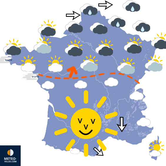Les fortes chaleurs concernant d'abord la moitié sud