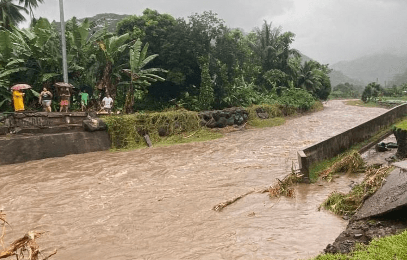 La Polynésie Française touchée par d'importantes inondations en ce début décembre 2023