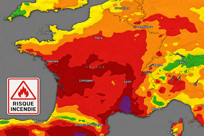 Risque d’incendies : la menace explose à nouveau dans les prochains jours