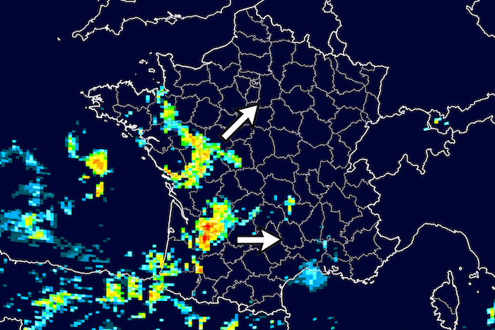 Des orages tardifs attendus mardi et mercredi