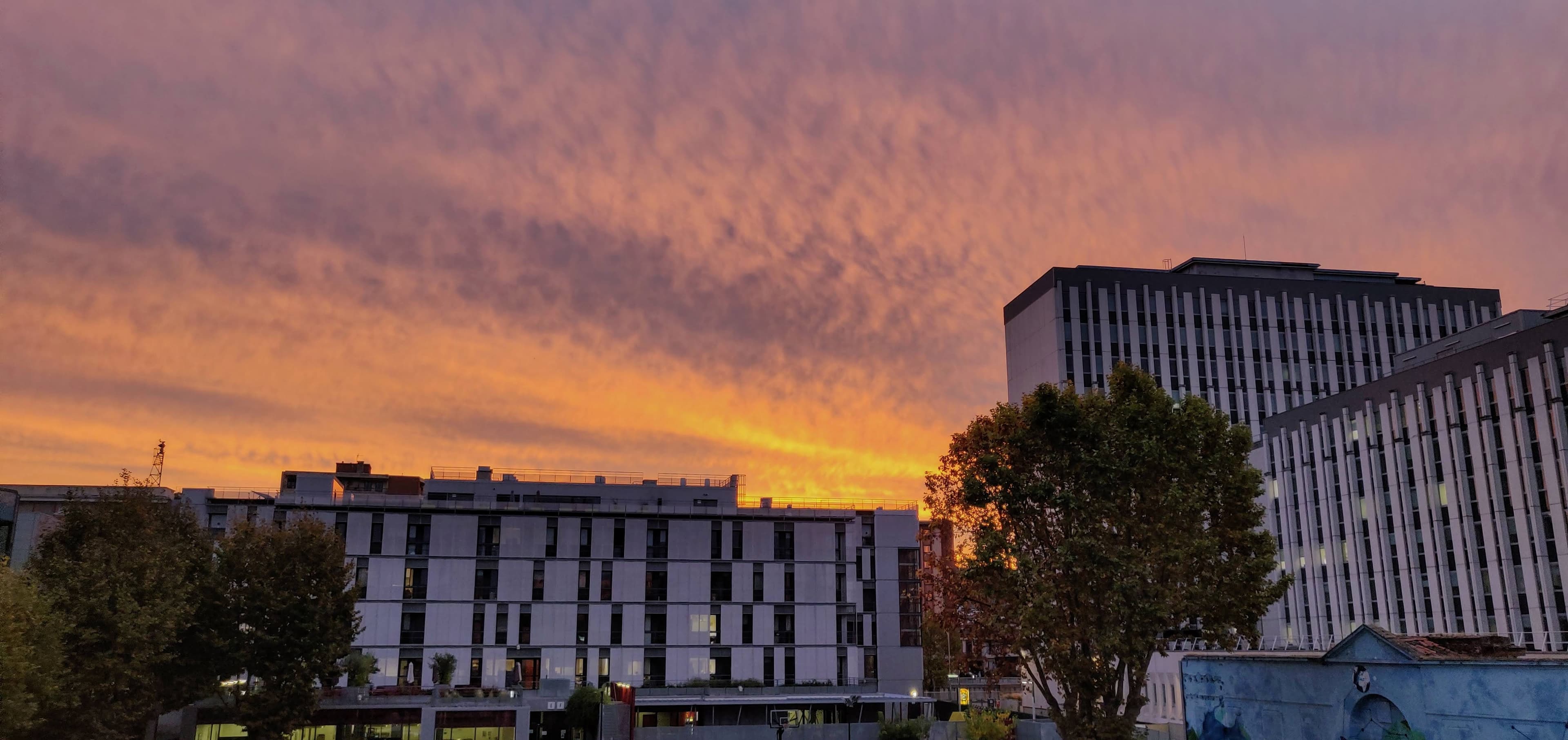 Levée du soleil à l'N7