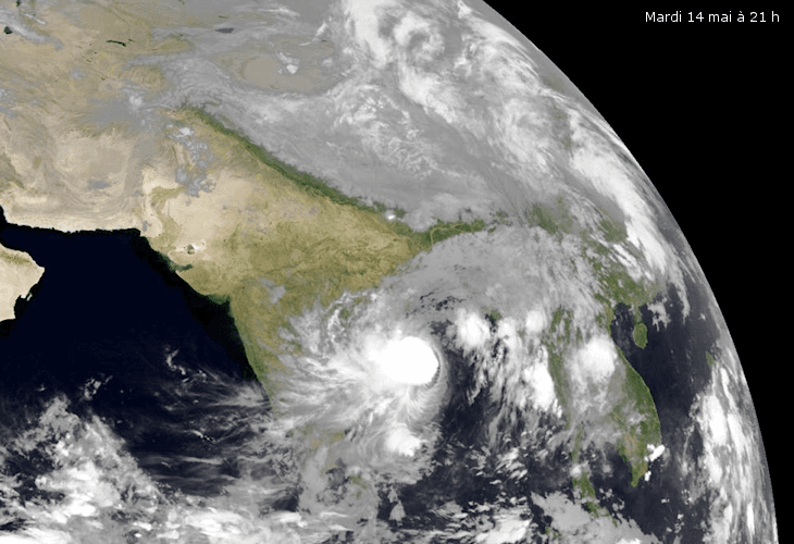 Image d'illustration pour Tempête tropicale Mahasen : Premiers bilans et prévisions