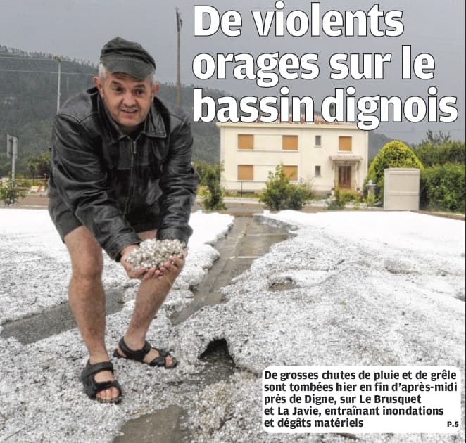 Image d'illustration pour Orages localement violents sur les Alpes