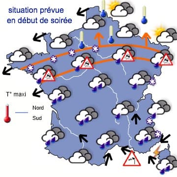 Un savoureux mélange de pluie et de neige !