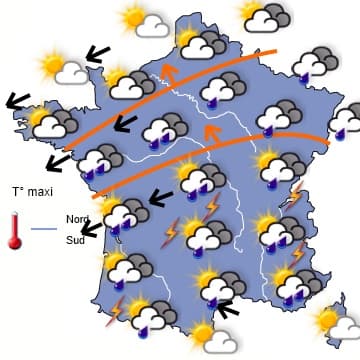 Progressivement plus doux mais devenant orageux 