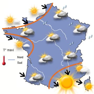 Retour du beau temps au sud de la Loire