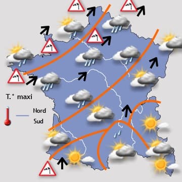Temps perturbé et plus froid 