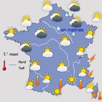 Début de semaine remarquablement chaud avant la pluie