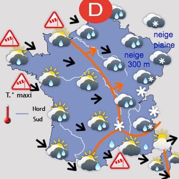 Moins froid mais toujours très humide... 
