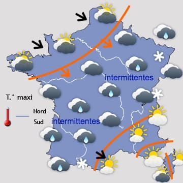 D'un froid humide à un froid plus vif et plus sec