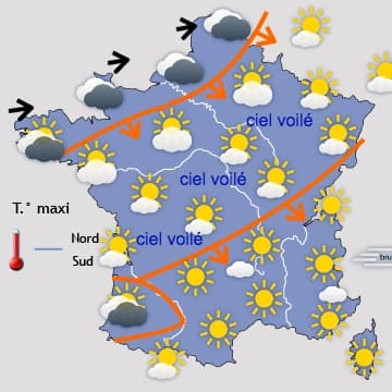 Semaine de plus en plus perturbée, notamment au Nord