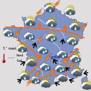 Averses et orages jusqu'à dimanche, puis soleil et chaleur ! 