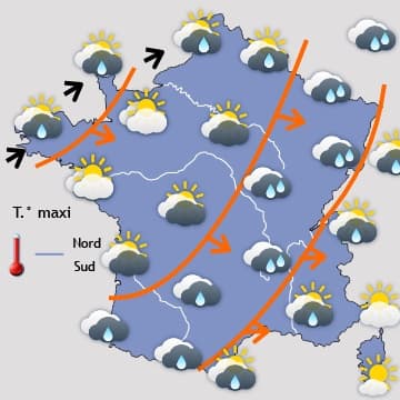 Assez perturbé jusqu'à lundi ou mardi
