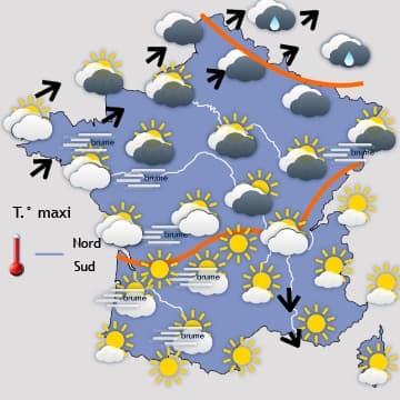 De plus en plus doux jusqu'à vendredi, avant un refroidissement