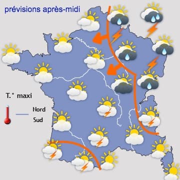 Week-end plus calme au Nord de la Loire