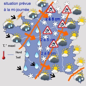 Le premier épisode neigeux de l’année n’est pas terminé...