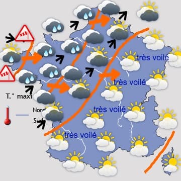 Avant le retour durable de l'anticyclone à partir de lundi