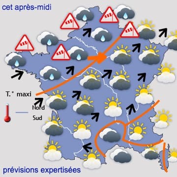 Défilé presque incessant de perturbations 