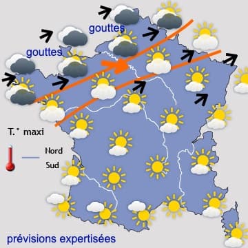 Un peu de neige fondante pour mercredi ? 