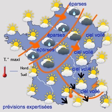 FRANCE : devenant très chaud, surtout entre mercredi et vendredi