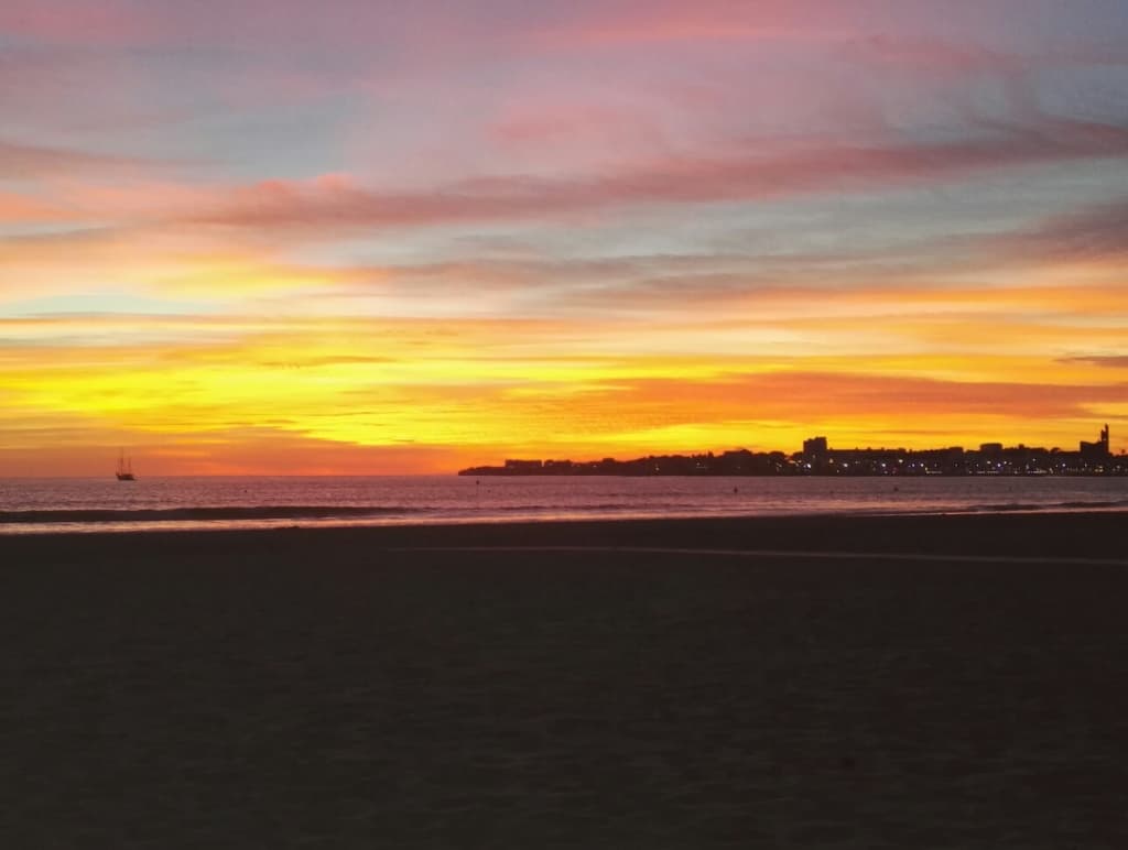 couchÃ© de soleil sur Royan