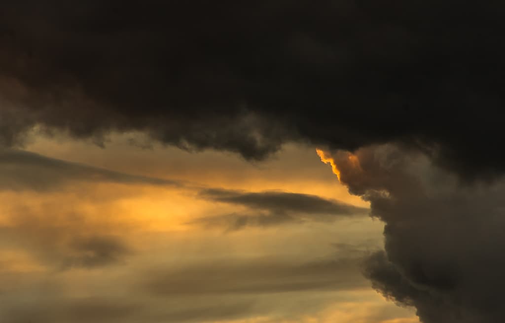 nuage ensoleillé