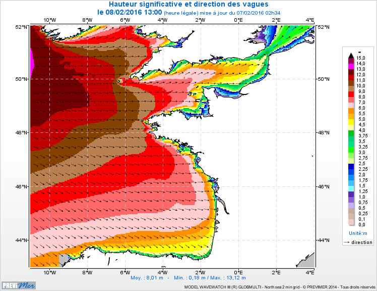 Image d'illustration pour Tempête, forte houle et surcote sur le Nord-Ouest